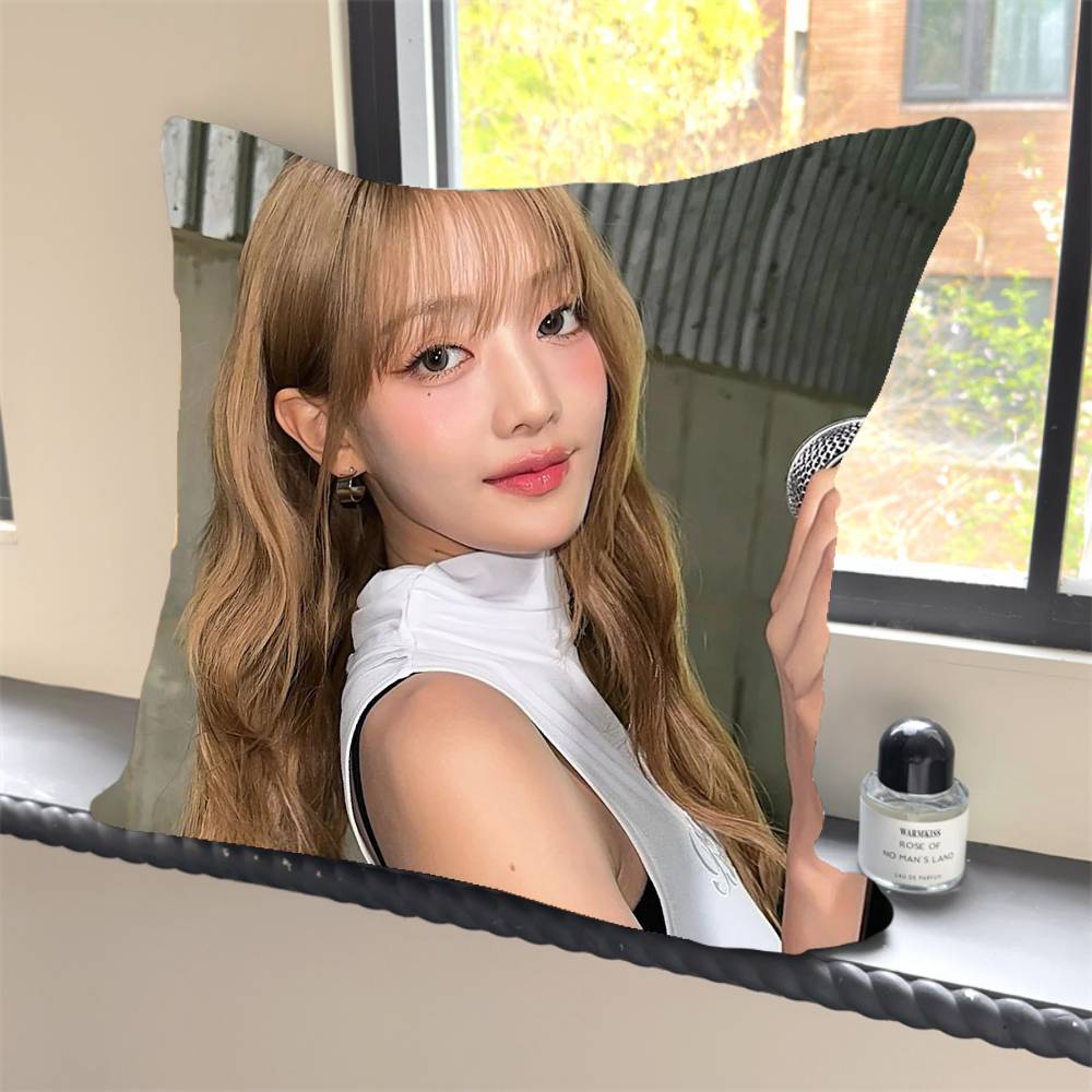 1 шт. K-pop певица MINNIE Наволочка Квадратная Спальня Диван Отдых Комфорт Подушка Автомобиль Домашний Декор Наволочка 40x40 12x12Inch