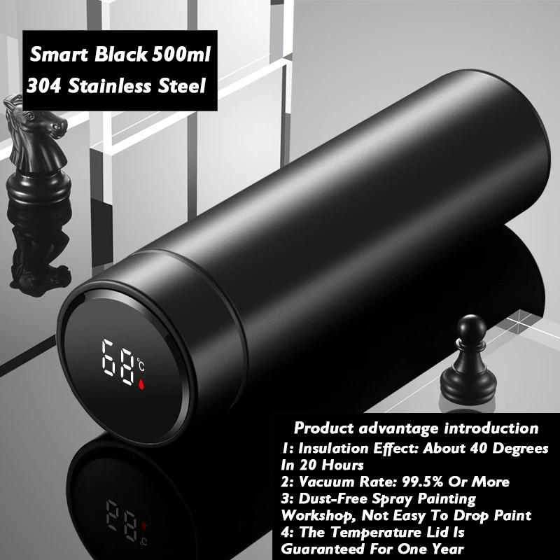 

Умный дисплей температуры с вакуумной изоляцией из нержавеющей стали термос чашка SUS304 24 часа в сутки сохранение тепла и холода герметичность сенсорный экран Look At Sku Picture