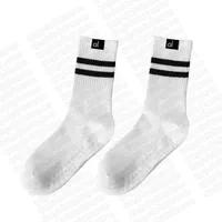 Womens Midtube Non Slip Yoga Pilates Socks Cotton Breathable Plus Thick Terry for Gym Sports Body Mechanics Fashion Middle Socks S розовый