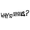 Why So Serious? Car Stickers Movie Lines Joker Personality Creative Letters Decorative Lamp Eyebrows Vinyl Decals Accessories