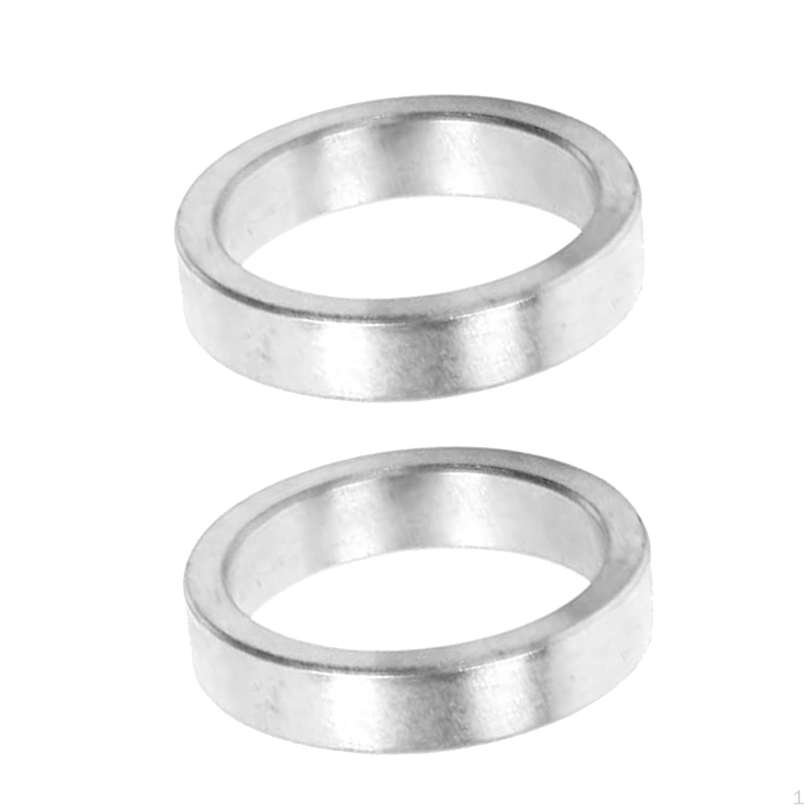 

2 Pieces Double Rattle Rings Direct Replacement Convenient Car Parts Easy to