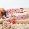 Fruit Pattern Pet Dog Collar Cute Strawberries Print Dog Collar Soft Comfortable Dog Necklace Daily Walk Adjustable Cat Collar