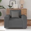 VidaXL Armchair Dark Grey 60 Cm Corduroy Fabric, Single Sofa, Comfort Sofa, TV Armchair, Sofa, Sofa Seat, 4105187
