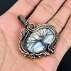 Kyanite 999 Copper Wire Wrapped Pendant, Handmade Gemstone Pendant Jewelry, Gifts For Wife Brand New Pendant