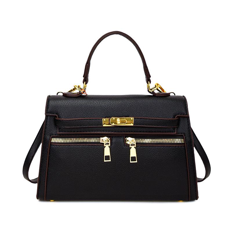 Women's Classic Kelly Style Crossbody Bag - Versatile Shoulder Handbag for Trendy Work & Commute
