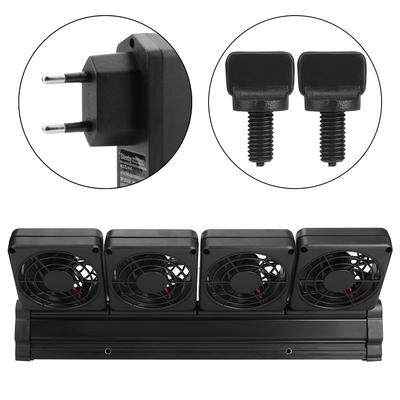 Mini Four Head Adjustable Fish Tank Aquarium Cooling Fan Hang On Chiller