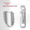 Compact Multifunctional Wrench: Seven-in-One Stainless Steel Tool Card with Bit Wrench