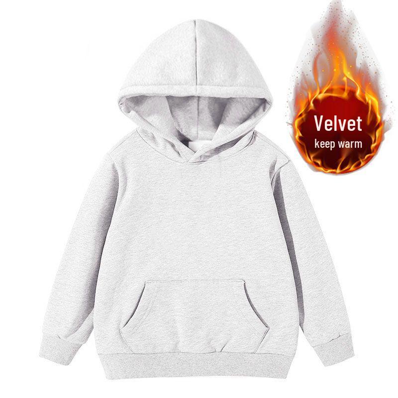 Kinder Kapuzensweatshirt: Individuelles Logo, Schul- und Teamuniform, reine Baumwollmischung für Jungen und Mädchen
