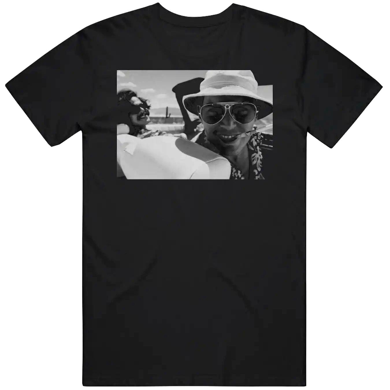 Unisexs Casino Movie TShirt Retro Design Printed with Dr Gonzo and Lizard Logo Classic Cinema Fan streetwear S