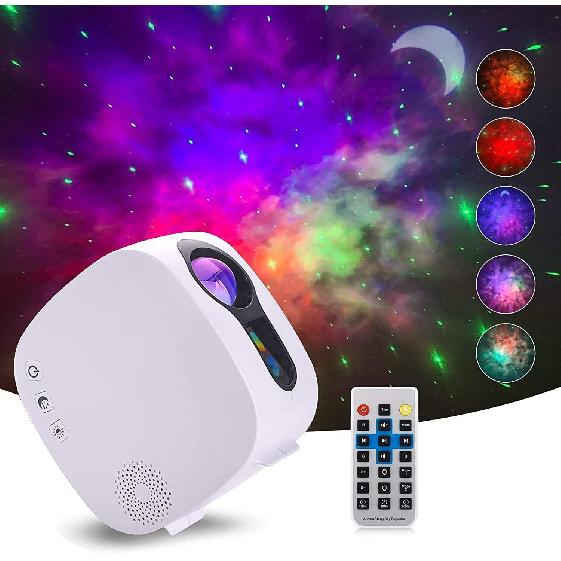 Galaxy Projector,Night Light Star Projector with Bluetooth Speaker, Remot Control LED Nebula Cloud Gift for Kids Room Bedroom Decor, Accompany,Night