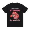Sad Hamster Tshirt Funny Yas Queen Slayyyy Rat Tshirt Casual Short Sleeve Summer Fashion Street Tshirt High Quality Girls Tees