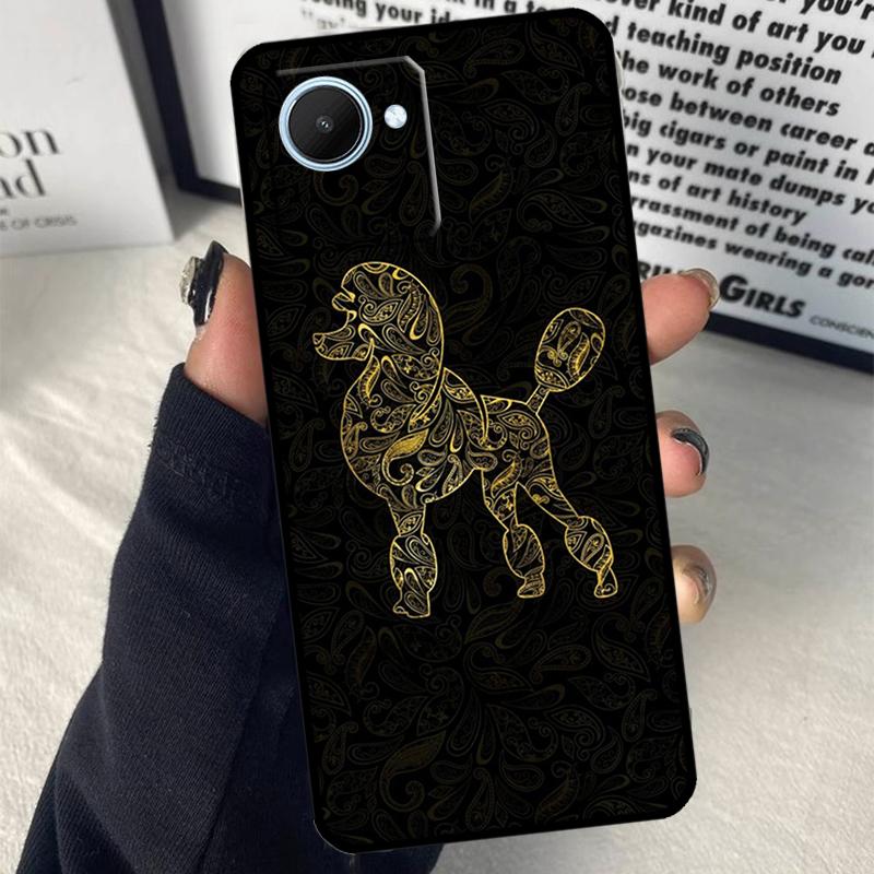 

Poodle Dog Cartoon For Realme 15 14 10 11 12 13 Pro Plus C65 C67 C71 C63 C61 C55 C51 C53 C75 GT6 GT7 Pro Case Realme C63 4G