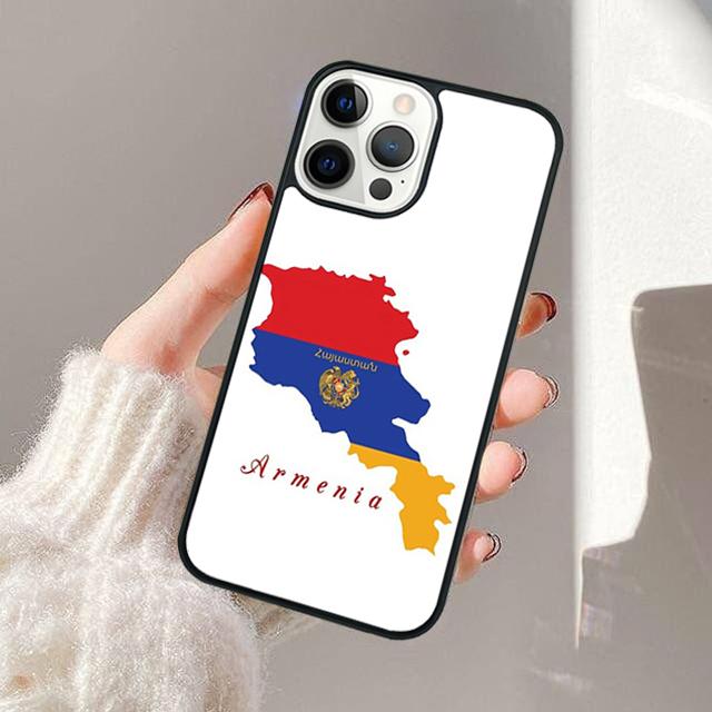 Armenien Armenier Flagge Handyhülle Für iPhone 17 Air 13 12 14 15 16 Hülle Für Apple Pro Max Plus Coque