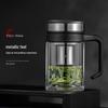 Wanxiang Double-Layer Glass Tea Infuser Mug with Handle