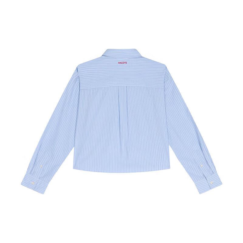 HAZZYS Damska koszula PHIZ w paski z długim rękawem do pracy