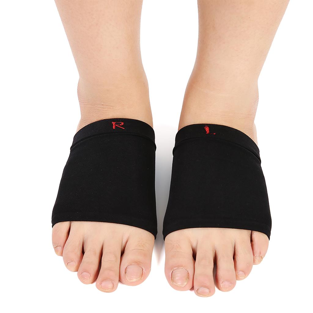 Silicone Feet Foot Support Cushion Elastic Shoe Insoles Pads (L)