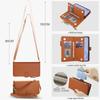 Detachable Crossbody Card Wallet Case for Samsung Galaxy S26 Ultra S25 Edge S24 Fe S23 Plus S22 A36 A56 A17 A26 Leather Cover