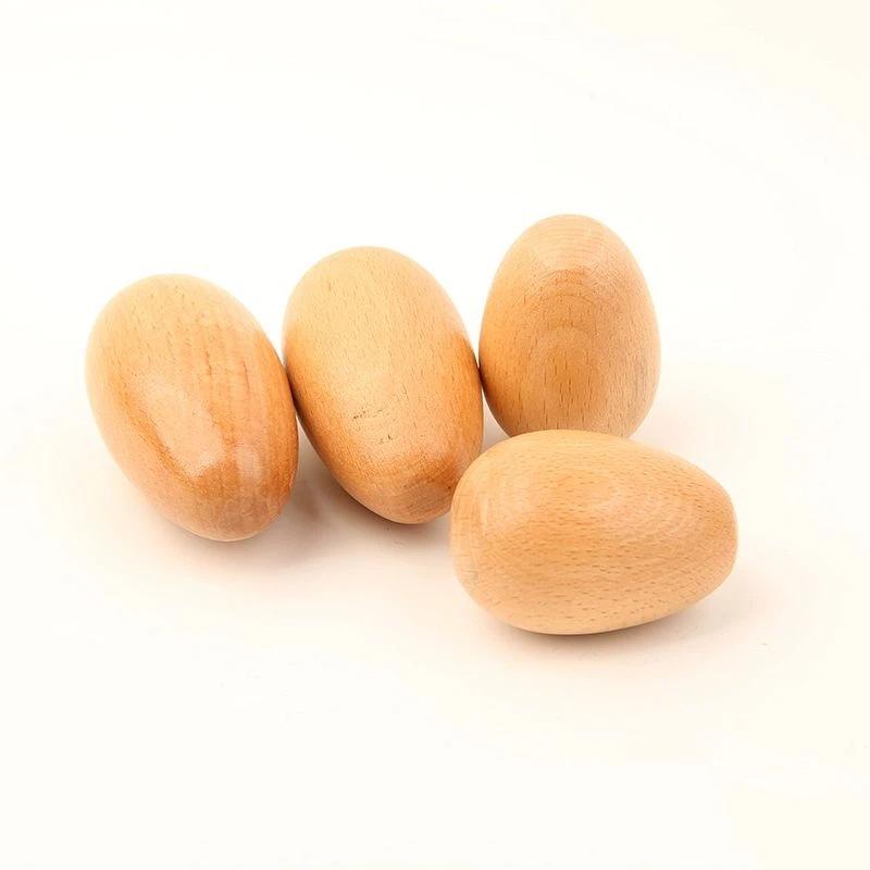 Wooden Egg Shakers Maracas Orff Percussion Set for Kids Classroom Live Performance Home Party Music Entertainment Teaching Aid