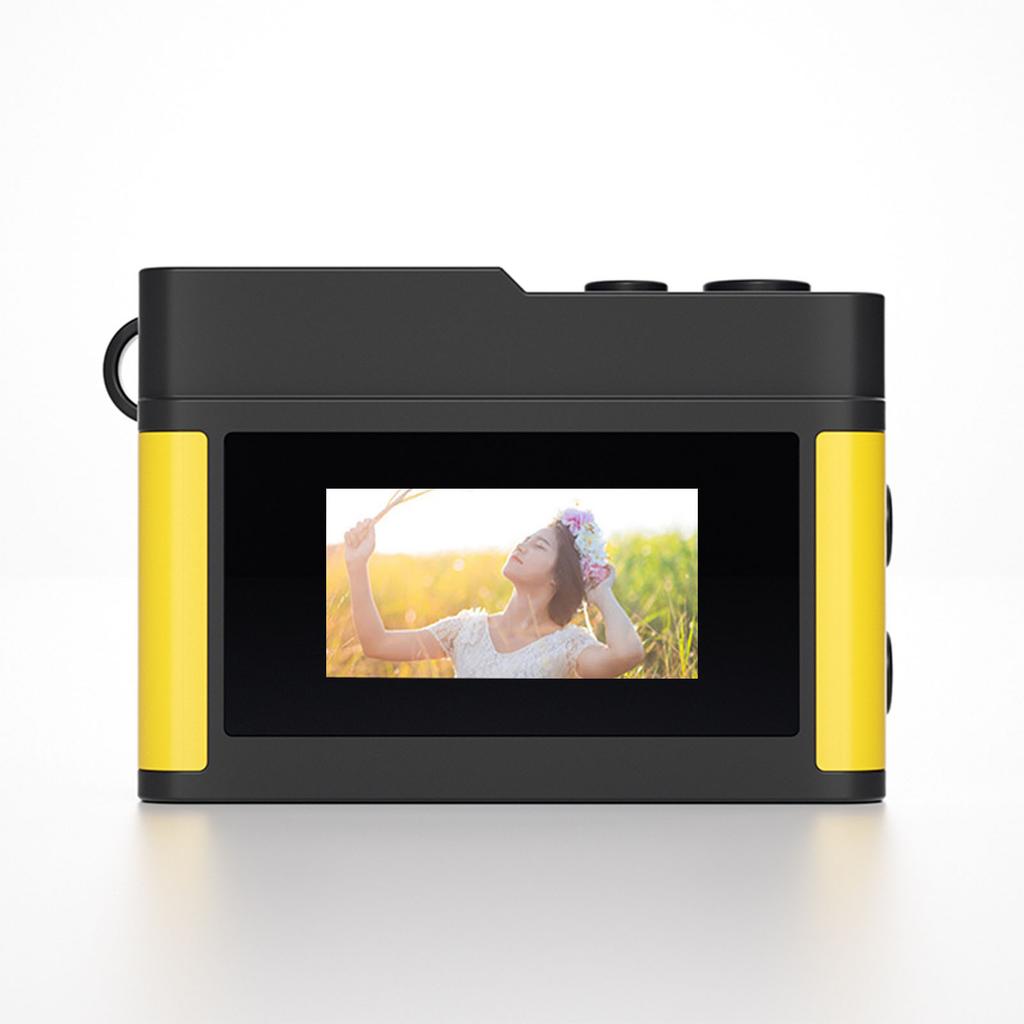 Keychain Camera 0.96inch HD Display 1080P 12MP Vintage Compact Camera with LED Fill Light for Travel Campus