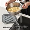 Silicone Dish Drain Pad Non-Slip Bath Draining Tray Kitchen Gadget Dish Rack Mat  Home