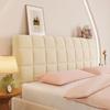 Velvet Bed Headboard Cover Slipcover Removable Washable Protector for Wooden Bed Renovation Decorative Headrest Home Decor