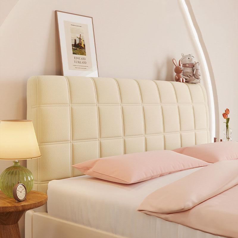 Velvet Bed Headboard Cover Slipcover Removable Washable Protector for Wooden Bed Renovation Decorative Headrest Home Decor