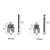 4/6 Water Pipe Thread Opener Hex Shank Die External Threads Pipe Threading Tool Thread Tapper Threading Tool