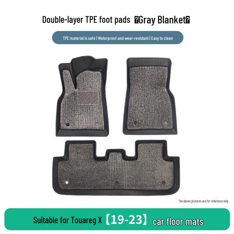 Volkswagen Teramont X (2019-2023) TPE Car Floor Mats - 3-Piece Set