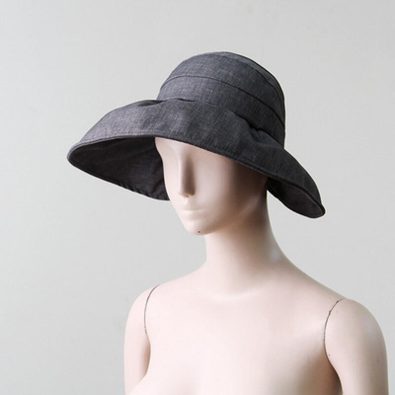 

Wide-brimmed hat - Working Mom H815 Charcoal/Free Size