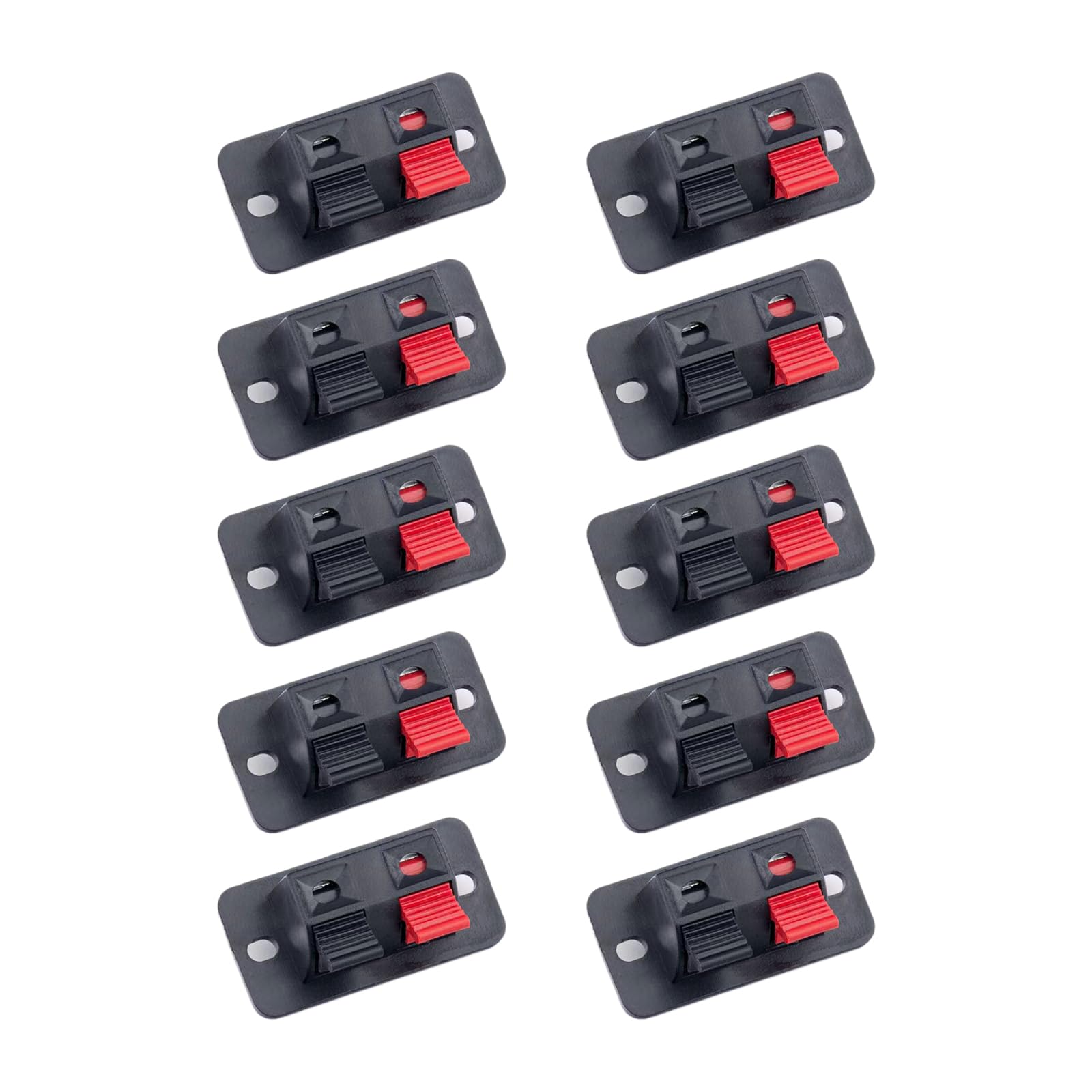 

Speaker Speaker for DIY Push Jack Audio Spring Load TOUFEIYUANAudiofan Push-Type 2-Port Terminal, Push-Type Terminal, Ideal Speakers! [2 чёрный