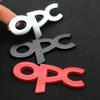 3D Metal Logo OPC Car Grille Emblem Badge Rear Sticker For Opel Astra G H J K Corsa D Zafira B Insignia Mokka Regal Accessories