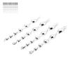 Reflective Bird Repellent Rod Hanging Rotating Bird Repeller for Garden Yard OrchardSilver 12 Pcs