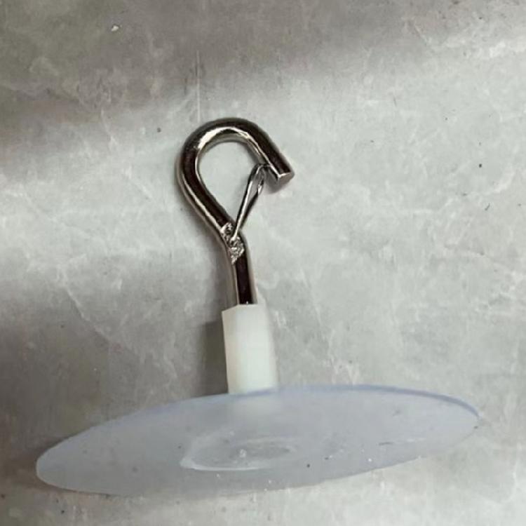 Pack Of 4 Transparent Hooks Adhesive Mounting For Bird Feeders Outdoor Decoration Removable Ceiling Hooks Plant Hanger