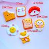 10 Stück Neue Süße Mini-Kuchen-Keks-Serie Harzfigur Handwerk Flache Rückseite Cabochon Schmuckherstellung Haarschmuck Zubehör