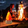 Waterproof Design LED Simulation Flame Light USB USB Desktop Nightlight  Outdoor Use