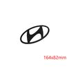 Aluminum Alloy for Hyundai Logo Elantra Sonata Car Rear Badge Front Emblem Trunk Letter Sticker Modification Accessories TT2