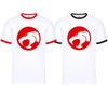 Thundercats White Ringer T-shirt Logo Classic Men's Funny Novelty  Tee Top