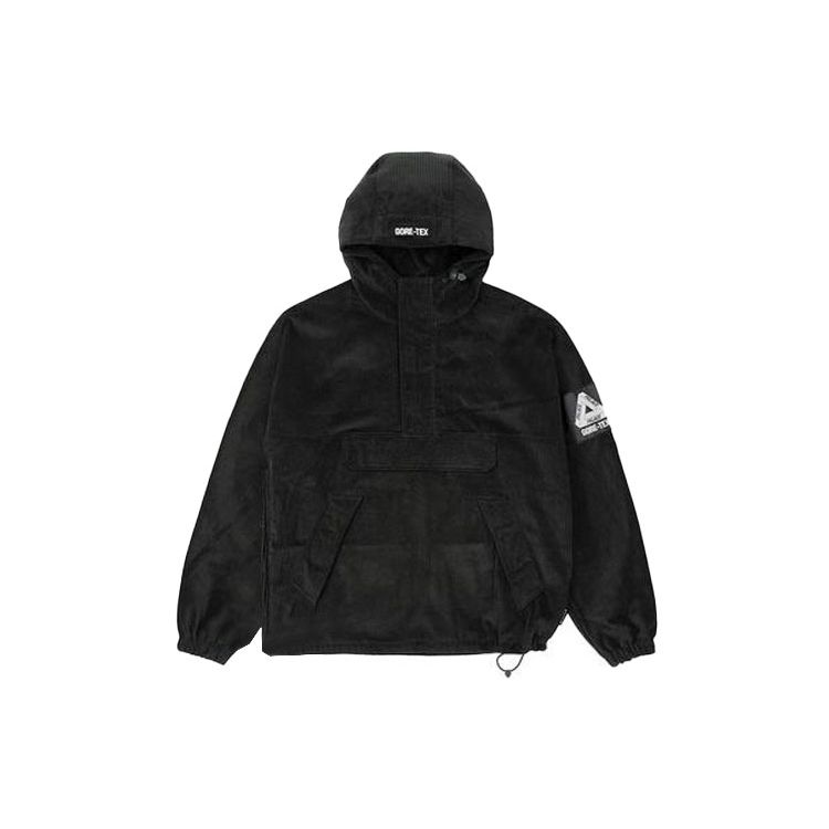 Palace Gore-Tex Corduroy Jacket Black Unisex Streetwear P21GT023