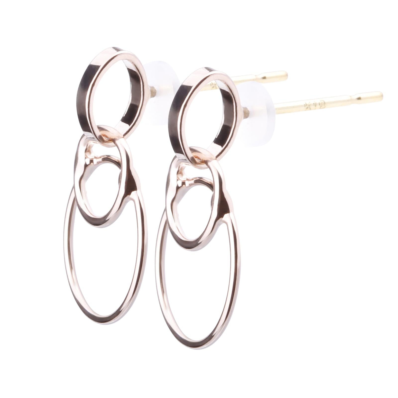 

LOKUMI Made in 18K K18 Metal Swing Nickel Earrings, Japan, Gold, Post, K18, Hypoallergenic, Bar, Bijou, Earrings, Small, Women s, Simple, Stud,