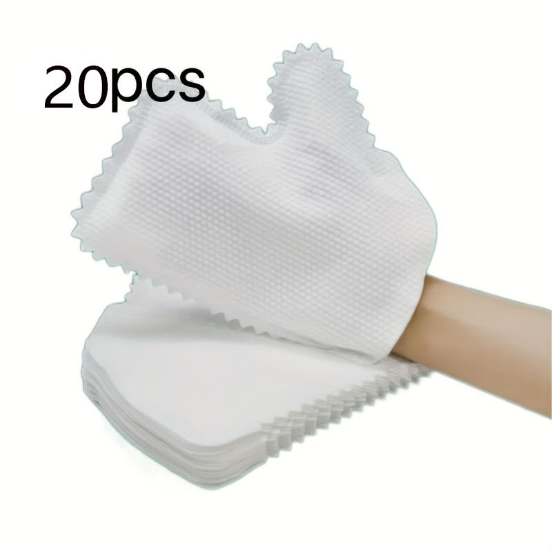 20/50pcs Household Disposable Anti-static Cleaning Cloth Dust Removal Cloth Gloves 20PCS