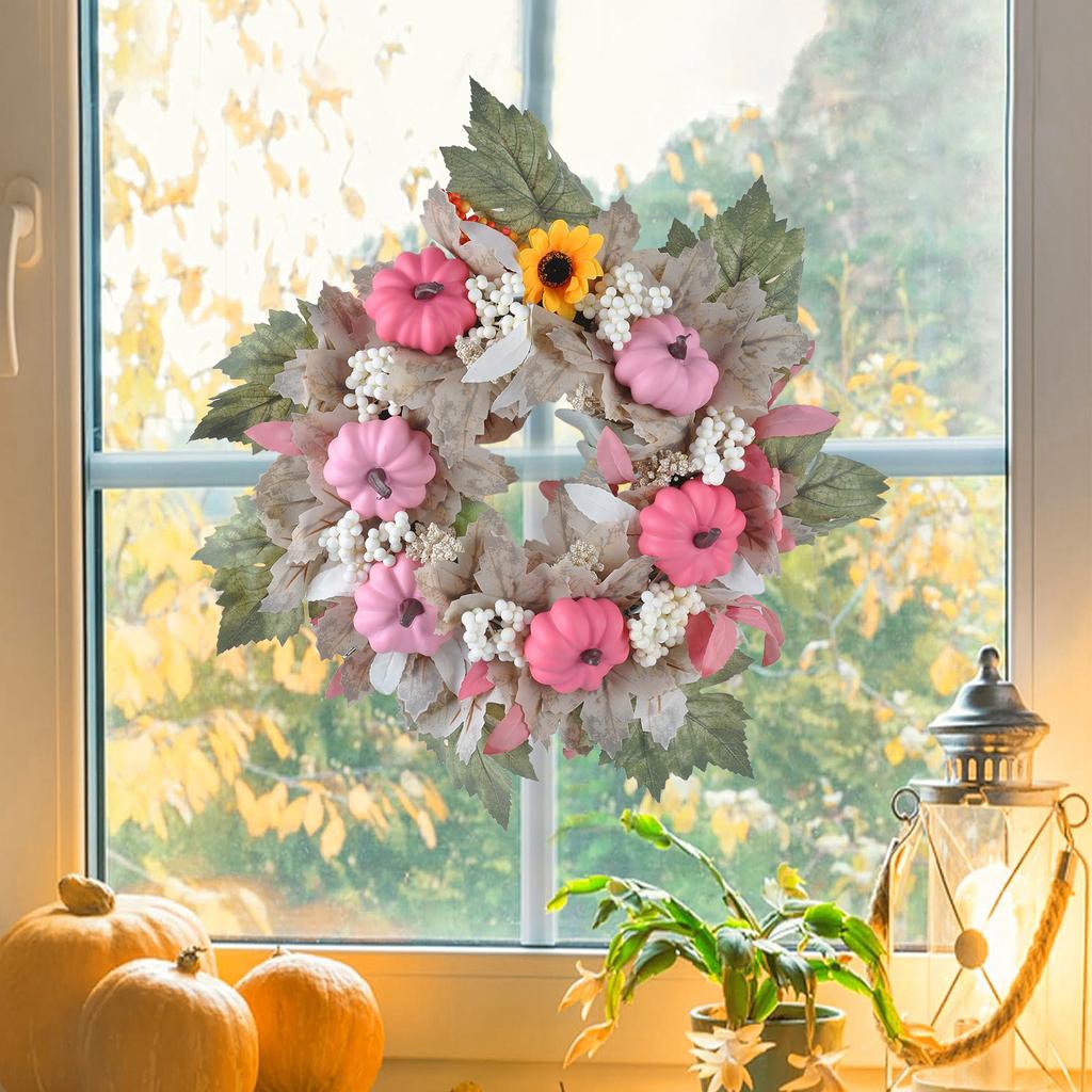 Simulated Flower Wreath Home Door Decoration Flower Wreath Festival Door Decor For Home Party