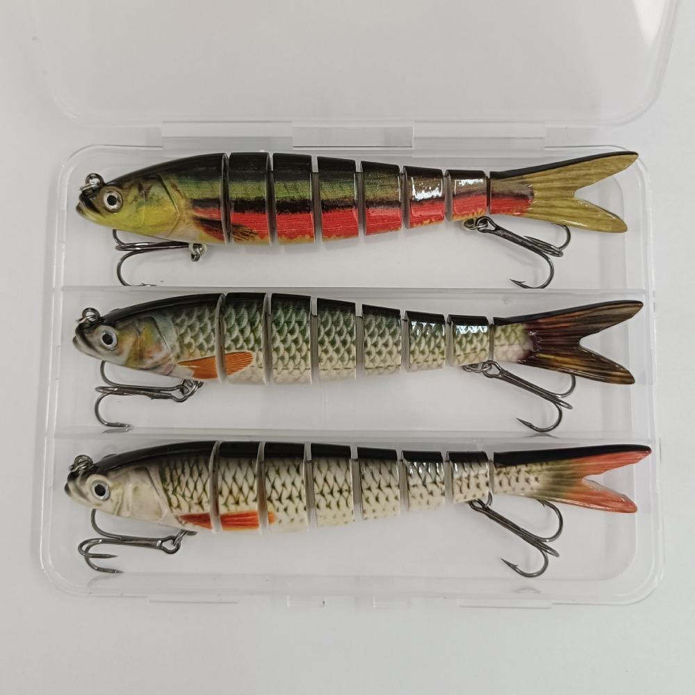 Luya Bait Multi-section Fake Bait, Luya Bait 8-section Multi-section Fish Luya Bait Wholesale Hard Bait