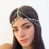 Accessories, European And American Multi-Layer Rhinestone Forehead Chain Headband, Wedding Hair Chain Hair Chain