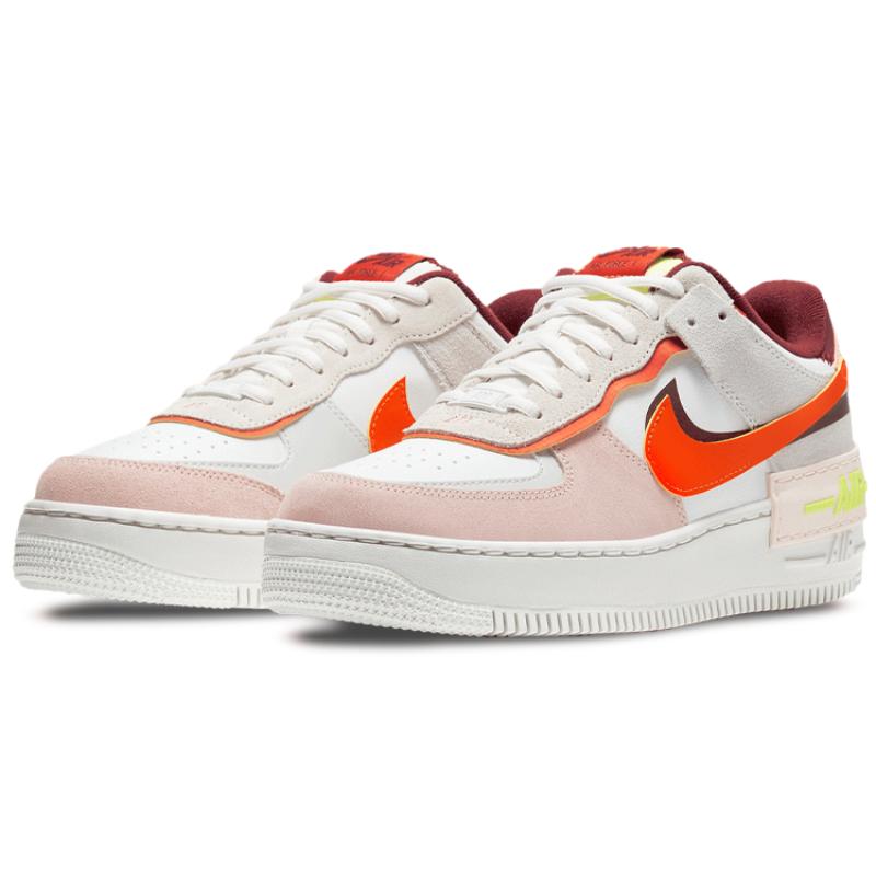 Nike Air Force 1 Shadow 'Team Red Orange Pearl' Women's Sneakers CU8591-600