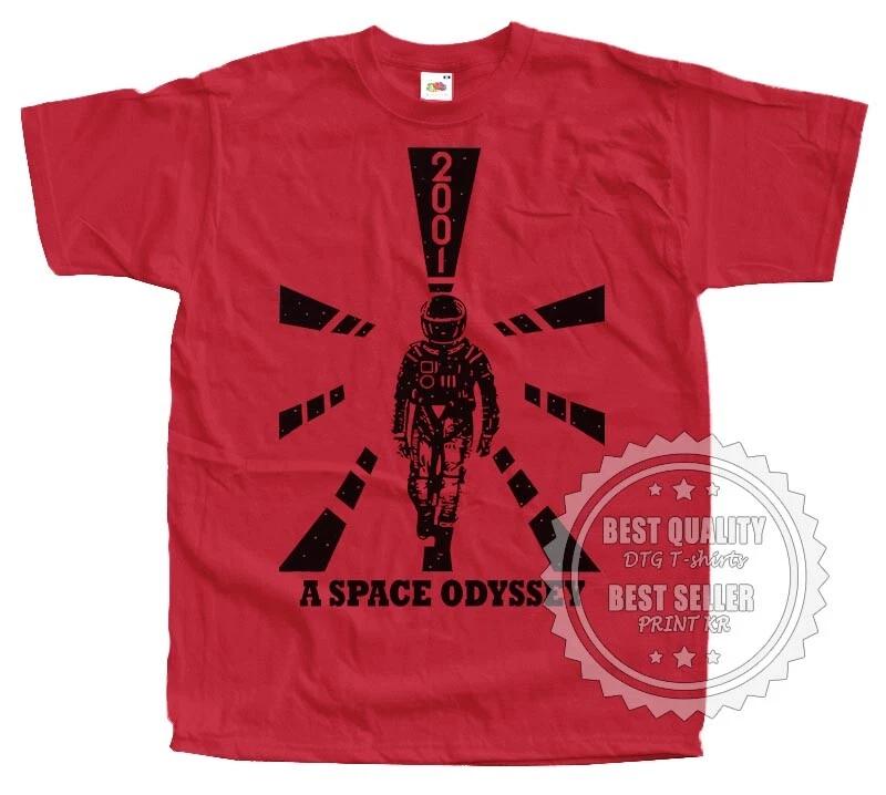 

2001 A Space Odyssey T SHIRT v16 Movie Poster RED All Sizes S to 5XL 3XL