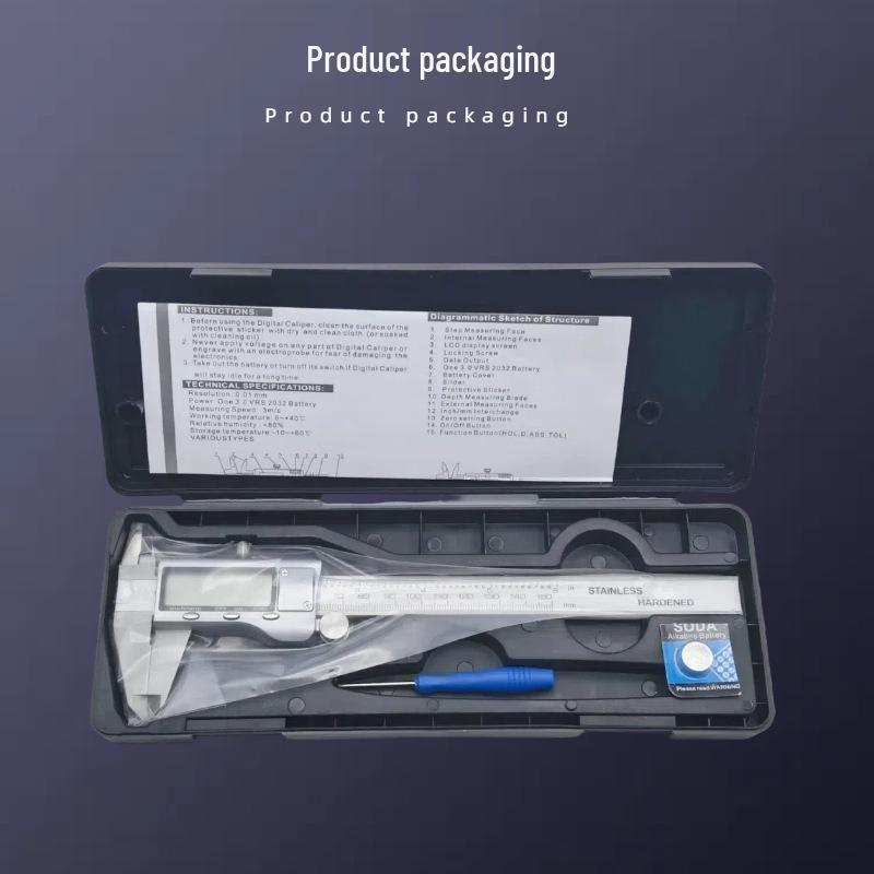 High Precision Stainless Steel Digital Vernier Caliper for Industrial and Jewelry Use