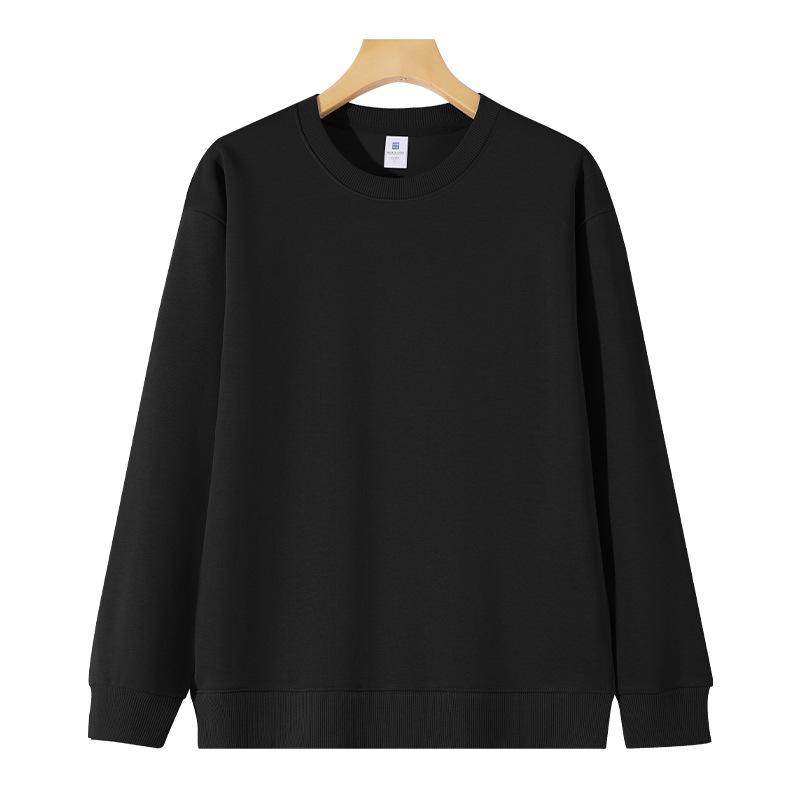 Autumn Winter Fleece Unisex Sweatshirt Thick Solid Drop-shoulder Pullover Oversized Casual Warm Sweater Boyfriend Sweatshirts