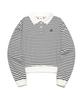 LEE Women'S Union Pique Collar Sweatshirt Ivory