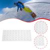 50 Peças Stomp Pads para Snowboard Studs de Silicone Antiderrapantes Tapetes Leves Autoadesivos Adequados para