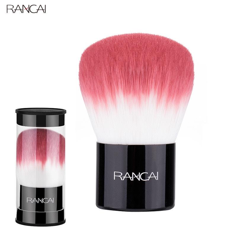 Compact Retractable Makeup Brush - Blush, Powder, Mushroom Head Tool